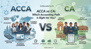 ACCA vs CA comparison guide for Mangalore students — LeAF Academy