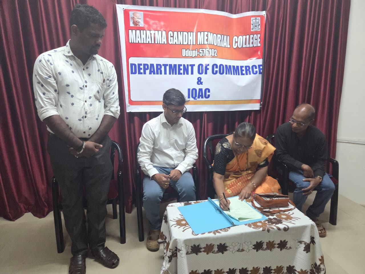 MGM College Udupi and LeAF Academy MoU announcement