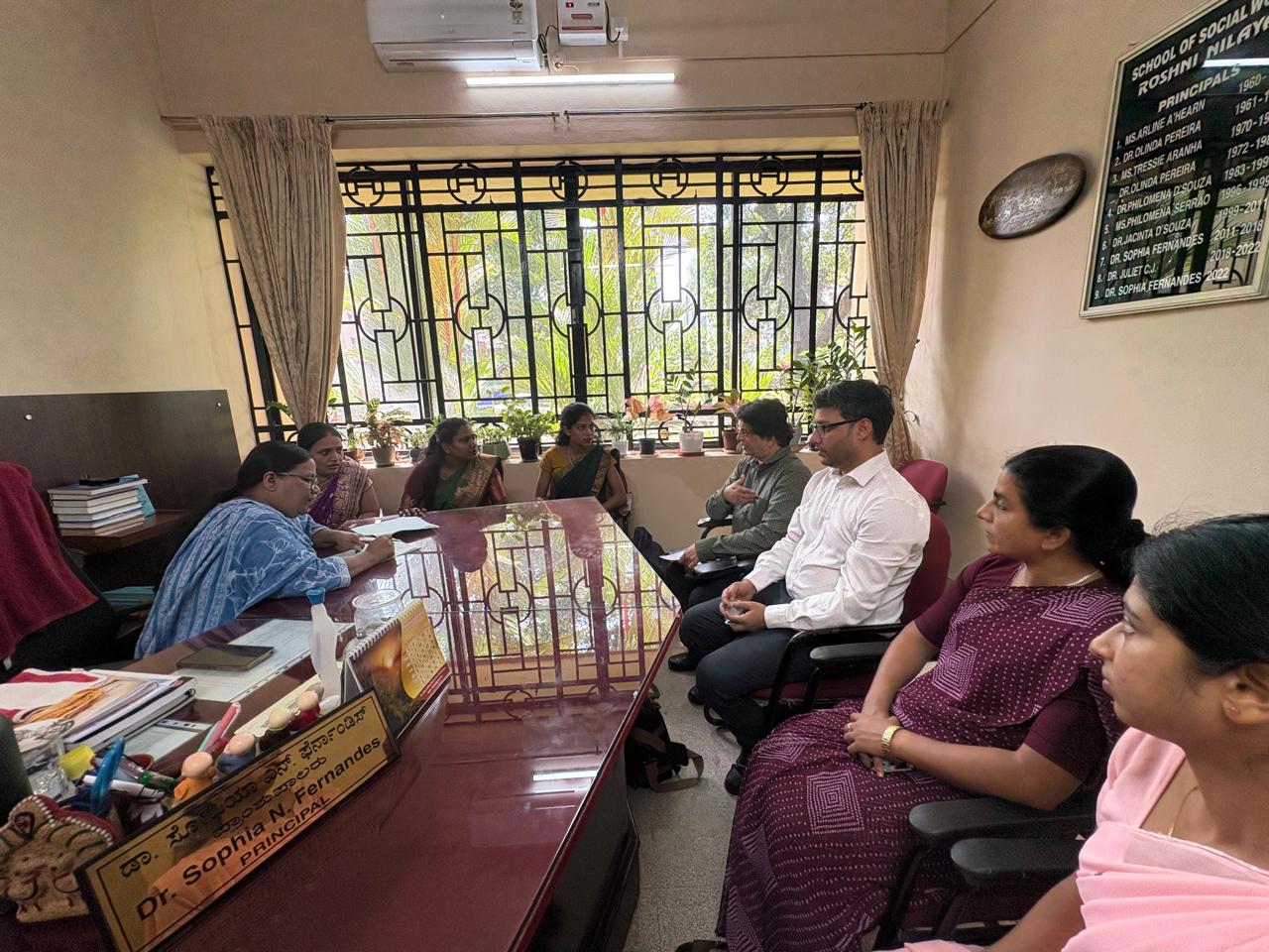 Roshni Nilaya College and LeAF Academy MoU announcement